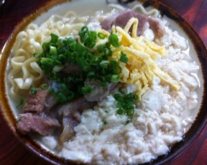 絶品で元祖の大好きなゆし豆腐そば@浦添市