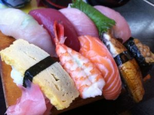 田舎でドデカいネタの寿司@宜野湾市