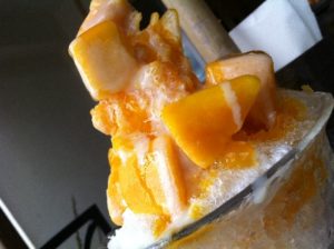 ロケーション最高マンゴーかき氷最高@那覇市