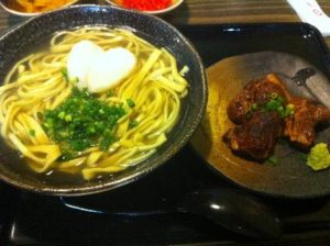 炙り極ウマソーキそば@浦添市伊祖