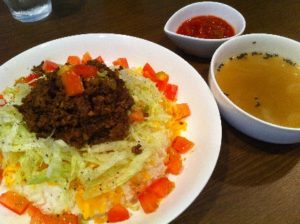 オシャレカフェタコライス＆オシャレ素麺