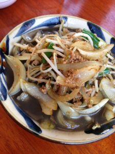 絶品！黒ゴマ×もやし×沖縄そば