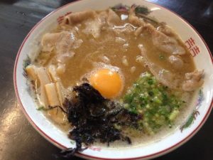 夢の牛丼ラーメン！