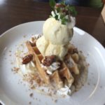 至福のスイーツ！ワッフル＆アイス