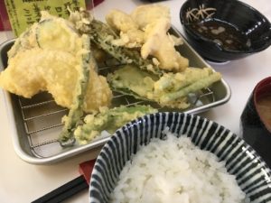 絶品揚げたて京風天ぷら定食@那覇市壺屋